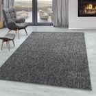 SIMPEX Tapis à poil ras Gabbeh optique robuste chambre moquette Bureau à domicilev Gris 200 x 290 cm