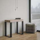 Console extensible Tecno Itamoby Chêne Nature frame Anthracite