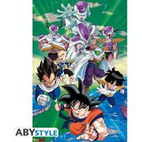 Poster Dragon Ball - Arc groupe Freezer roulé filmé (91.5x61)  - ABYstyle