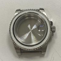 Boîtier de montre en verre saphir en acier inoxydable 316L de 40 mm pour accessoires de mouvement mécanique NH35