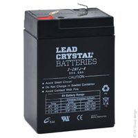 Lead Crystal - Batterie lead crystal 3-CNFJ-4 6V 4Ah F1