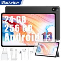 Blackview Tab 18 Tablette Tactile 11.97 pouces Android 13 2.4G+5G Wifi, RAM 24 Go ROM 256 Go-SD 1 To 8800mAh Tablette PC - Gris