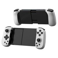 Manette de jeu sans fil six axes extensible Bluetooth 5.0 pour Nintendo Switch, téléphone portable Android iOS - Blanc + Noir