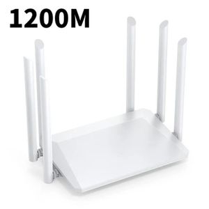 POINT D'ACCÈS 1200M 2,4G 5,0G-Répéteur WiFi 2.4G 5G, 4 LAN, 300M