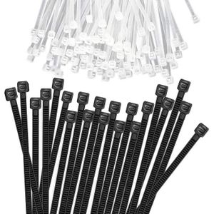 300x Nylon Câble Ecrou en plastique-Serre-câbles Longueur 120 150 200 mm