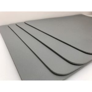 ASA Lot de 6 sets de table imitation cuir Caramel 46 x 33 cm