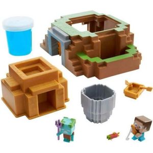 FIGURINE - PERSONNAGE Minecraft - Coffret Oasis Transformable
