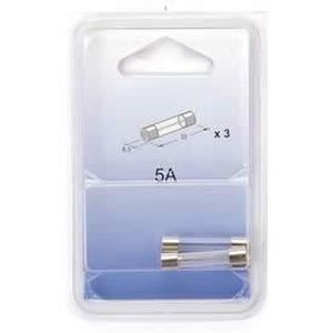 Lot De 10 Fusibles En Verre 5x20 Mm - 3,15 Ampères, 230V, Marque Générique, Neufs Sous Blister