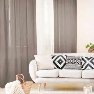 Rideau 140x250 cm 100% Lin Moka