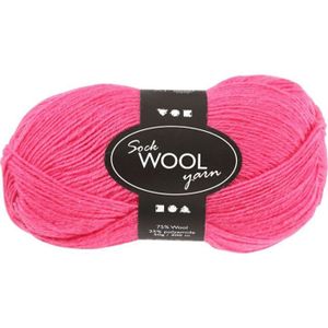Lot De 6 Pelotes De Laine PHIL DOUCE Fuchsia - 100% Polyester - Aiguille N°5 - Neuf