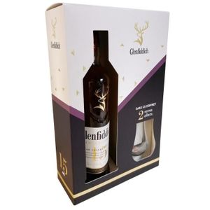 WHISKY BOURBON SCOTCH Glenfiddich - 15 ans - Speyside Single malt Scotch