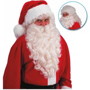 ACCESSOIRE DÉGUISEMENT Perruque et barbe de Père Noël 60cm - HORRORSHOP -