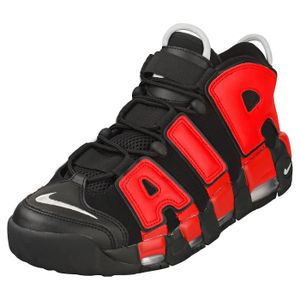 BASKET Baskets Nike AIR MORE UPTEMPO 96 DJ4400-001 - Homme - Noir Rouge - 44 EU