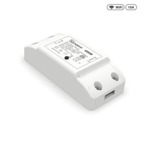 MacManiack - Interrupteur Connecté WiFi + RF NOIR (Simple)