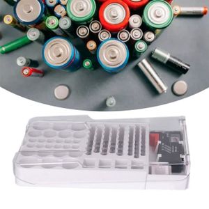 BARDAGE - CLIN Organisateur de batterie TBEST - Support de Batterie - Boîte de Stockage de Batterie de Grande Capacité