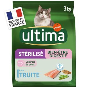 CROQUETTES LOT DE 2 - ULTIMA - Croquettes pour chat Stérilisé