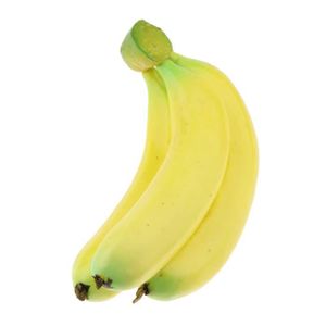 20 bananes vertes 6 x 17 mm en plastique