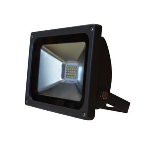 PROJECTEUR EXTÉRIEUR Projecteur extérieur LED plat gris - VISION-EL - 20W - Blanc jour - IP65