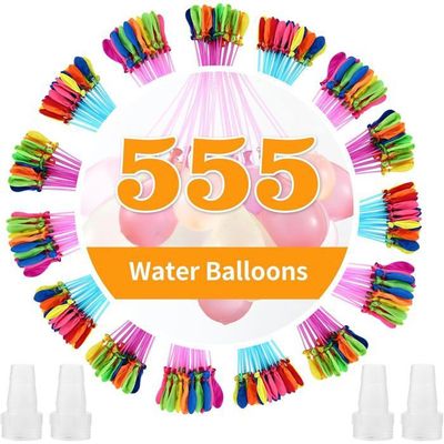 555 Bombes à Eau - Ballons à Fermeture Automatique - Remplissage Rapide (60 Secondes) - Pour Jeux D'Été Et Fêtes Ballons Eau Rapide 60 Secondes