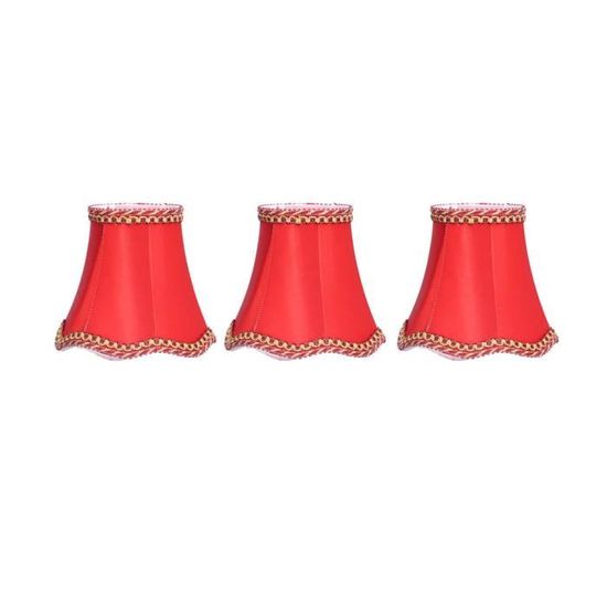 Jeffergarden 3 pièces lustre abat-jour moderne E14 ClipOn abat-jour en