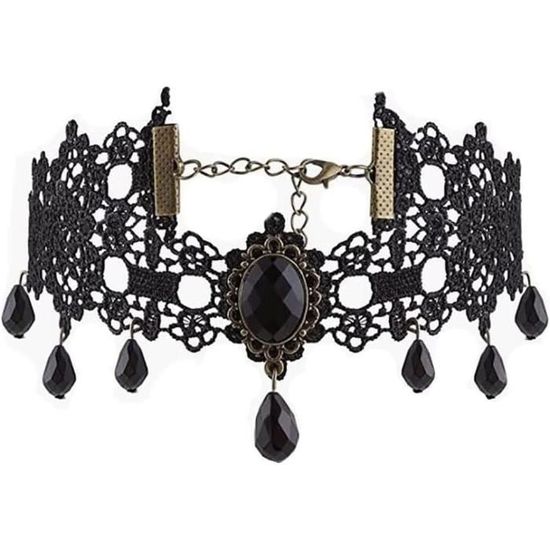 Collier Glamour Pour Femme - Idée Déco Halloween | Bijou Fantaisie Soirée