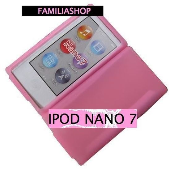Merssavo Housse Coque Etui Silicone pour Apple iPod Nano 7/Nano 8 Rose