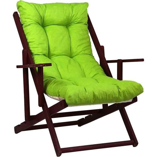 Coussin Rembourré Fauteuil Relax 115×55×12 Cm – 100% Fabriqué En Italie, Intérieur & Extérieur