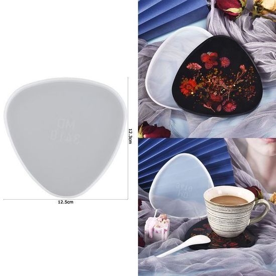 Coastee - Lot de 8 sous-verres en silicone - pour bar/salon