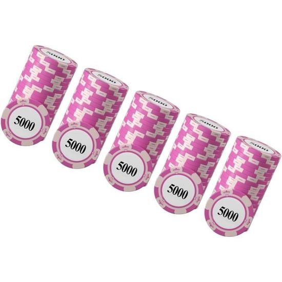 Jeu De 100 Jetons De Poker En Plastique - Jetons Multicolores Pour Parties à La Maison Ou à L'école | Boîte De Rangement Incluse