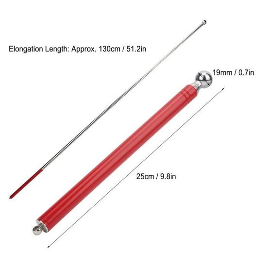 LIZEALUCKY 2 Couleurs Pratique sélecteur de Golf antenne télescopique