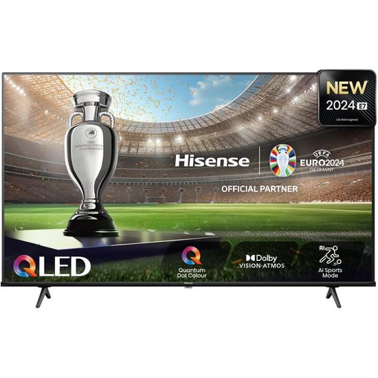 TV QLED Géante 4K Hisense 75E7NQ