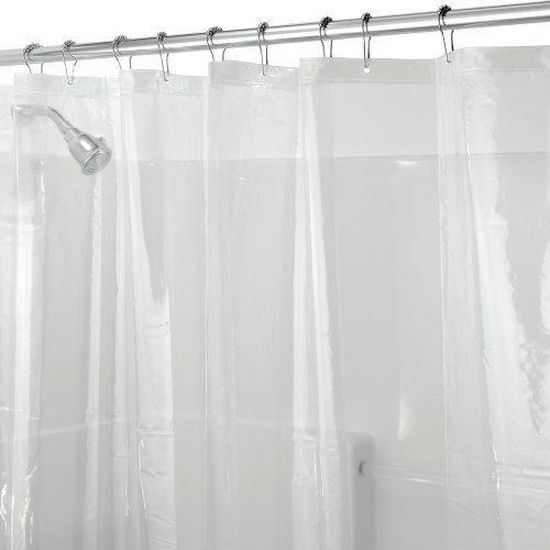 Fodera Doccia Anti-Muffa Trasparente IDesign 183x183 Cm - PEVA Senza PVC, Con Magnetini - Foto 6