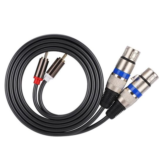 Bochara-Câble audio XLR mâle vers femelle M/F à 3 broches, feuille tressée, blindé, pour microphone, centre commercial, amplificateur, éclairage de scène, lot de 8 44 Bochara-Câble audio XLR mâle vers femelle M/F à 3 broches, feuille tressée, blindé, pour microphone, centre commercial, amplificateur, éclairage de scène, lot de 8 44