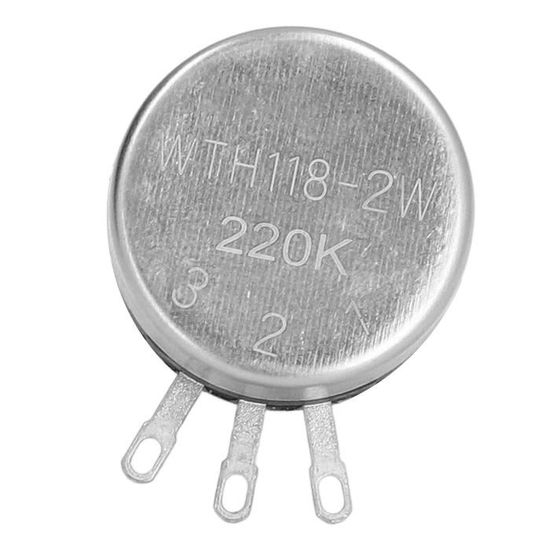 2 Potentiomètres Rotatifs Film Carbone Monotour - Lot De 2 Pièces - Neuf Sans Marque