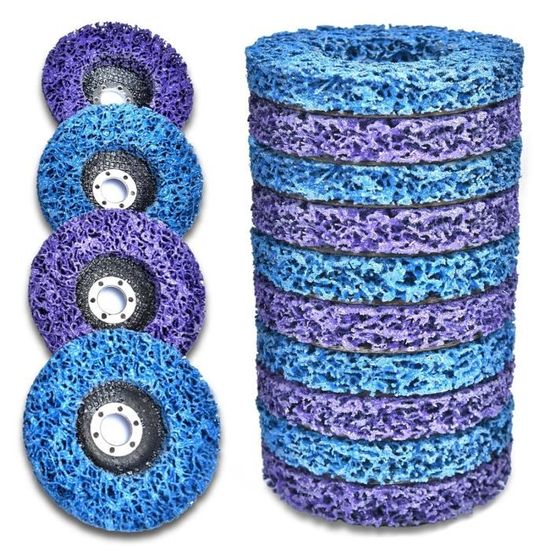 Auniwaig Lot De 10 Disques De Ponçage 25,4 Cm Sans Trou PSA Grain 120 En Oxyde D'aluminium Pour Ponceuse Orbitale Aléatoire Pour Métal, Non Métal