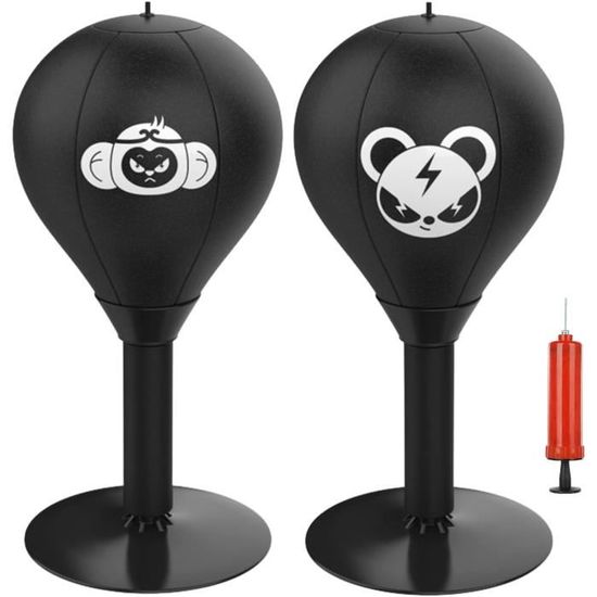 Mini Sac De Boxe De Table Anti-Stress - Gonflable Avec Pompe Et Pince