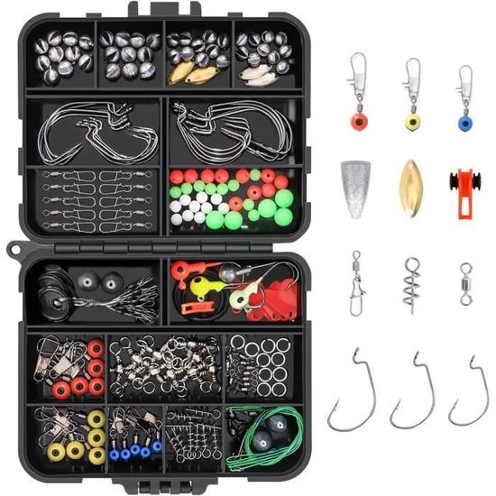 Lot Leurres De Pêche WOSHITE Kit Mixte Haute Qualité Toutes Profondeurs