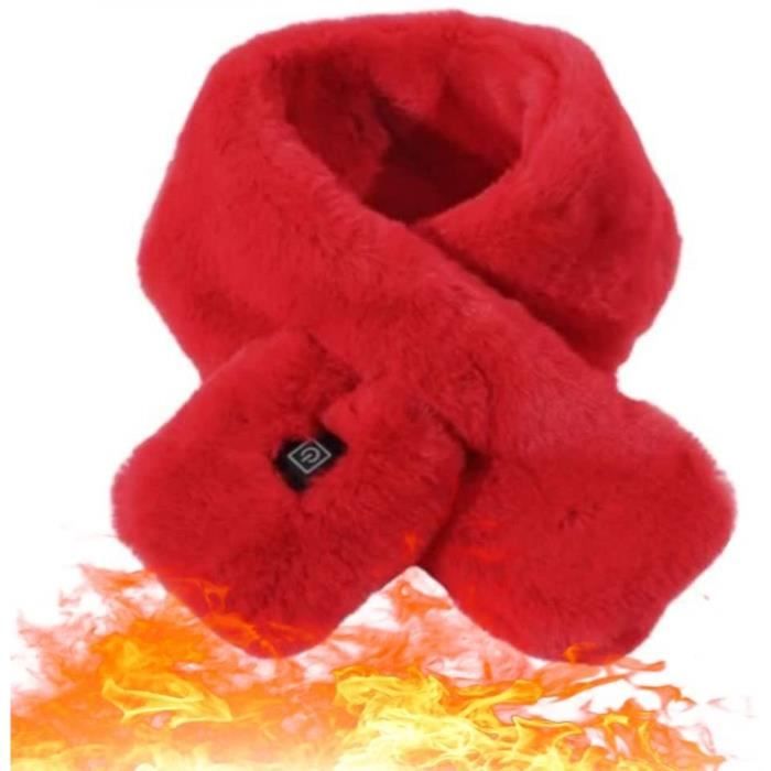 Écharpe Chauffante USB Rechargeable - 3 Modes, Tissu Doux, Pour Homme/femme
