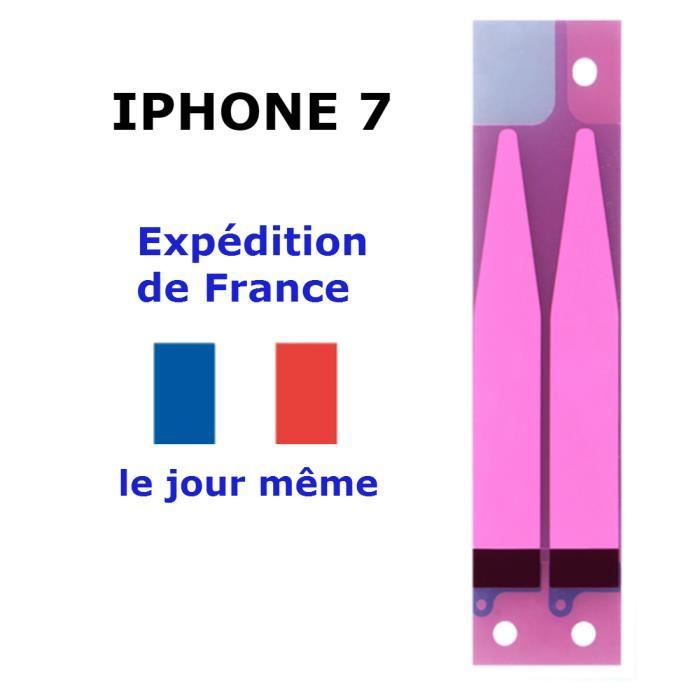 Autocollant Sticker Adhésif Colle Batterie IPHONE 7 Strips Double Face