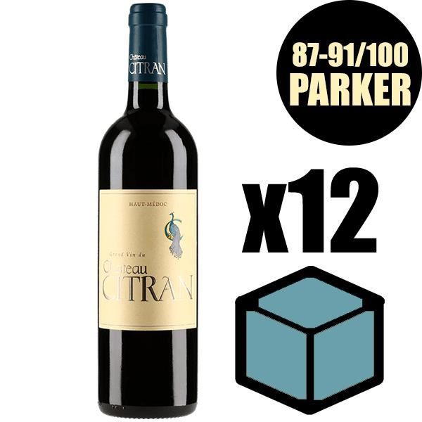 X12 Château Citran 2015 75 cl AOC Haut Medoc Rouge Vin Rouge