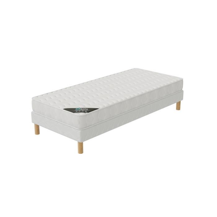 Ensemble Sommier + Matelas - 15 cm - 90 x 190 cm