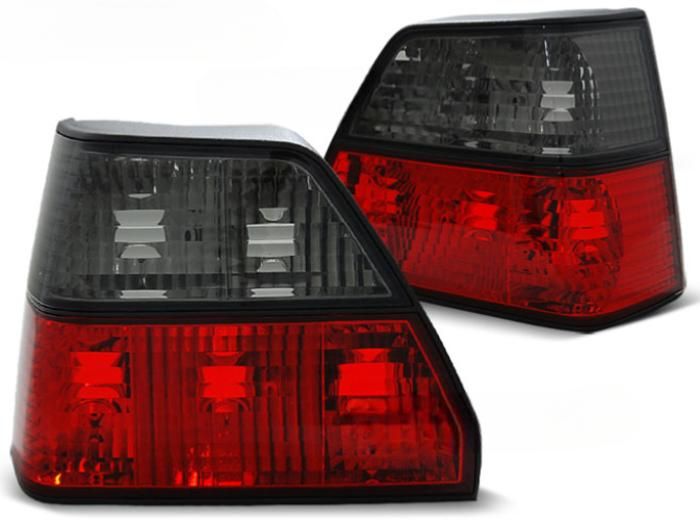 Paire de feux arriere VW Golf 2 83-91 rouge fume