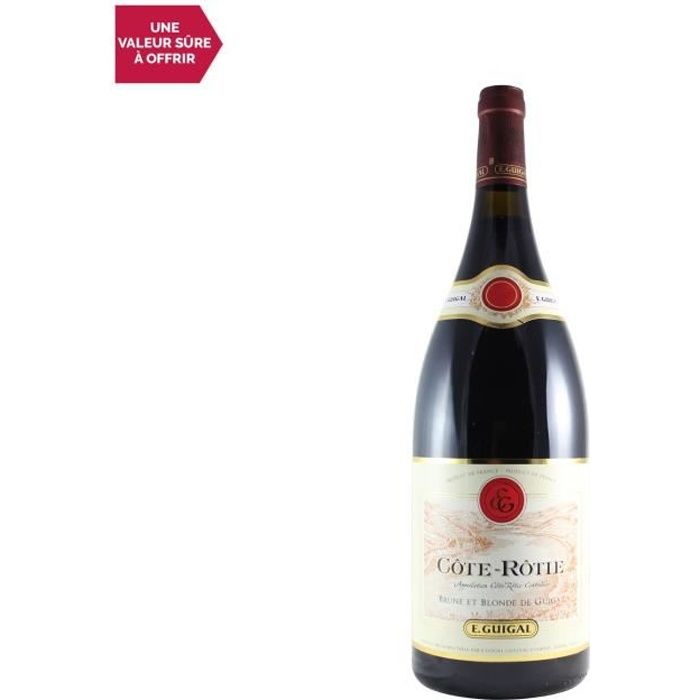 Côte Rôtie Brune et Blonde MAGNUM Rouge 2015 - 150cl - Maison Guigal - Vin AOC Rouge de la Vallée du Rhône - Cépage Syrah