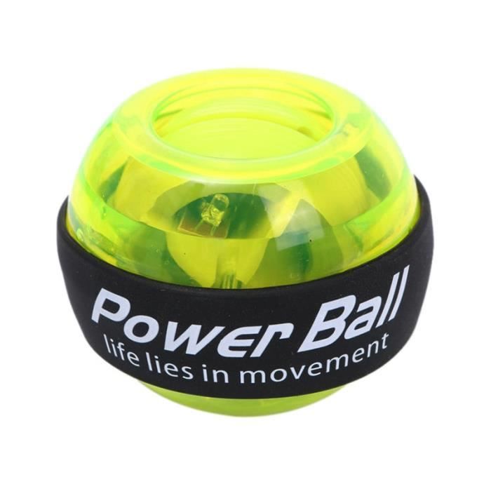 Accessoires Fitness - Musculation,Entraîneur de balle de poignet Gyroscope renforcement Gyroscope puissance balle bras - Type green