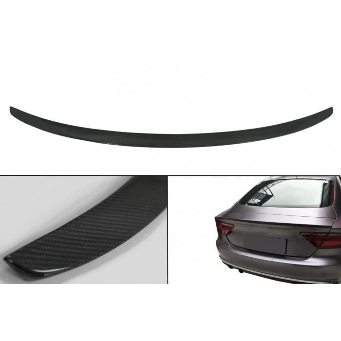 Spoiler coffre pour Audi A7 4G8 S7 RS7 11-17 KZ Style Carbone Véritable