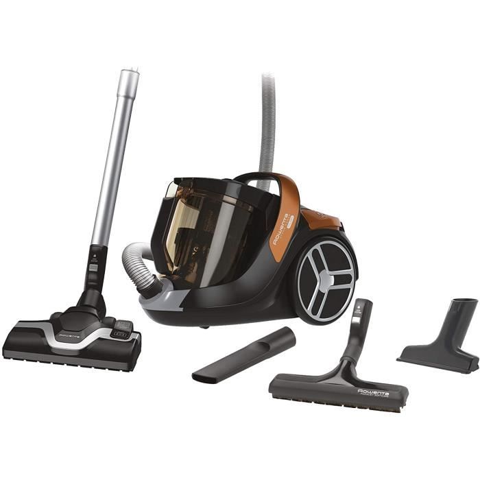 Rowenta, Aspirateur Sans Sac, Puissant, 550 W, 2,5 L, Accessoires Spécial Voiture, X-Trem Power Cyclonic Car Pro RO7244EA