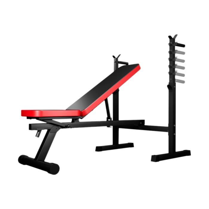 Bac de Muscullation Multifonction Mixte,Règlable en 6 Positions, Fitness pour Entrainement Complet