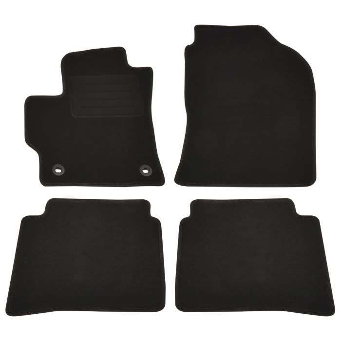 911302 Lot de 4 Tapis de voiture Tapis d'auto - pour Toyota Corolla Hybride Meuble d'excellent