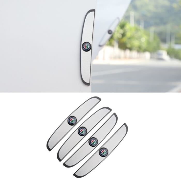 White -Bande de protection Anti Collision pour porte de voiture, autocollant de bord latéral, pour Alfa Romeo 159 giuletta 147 Mito