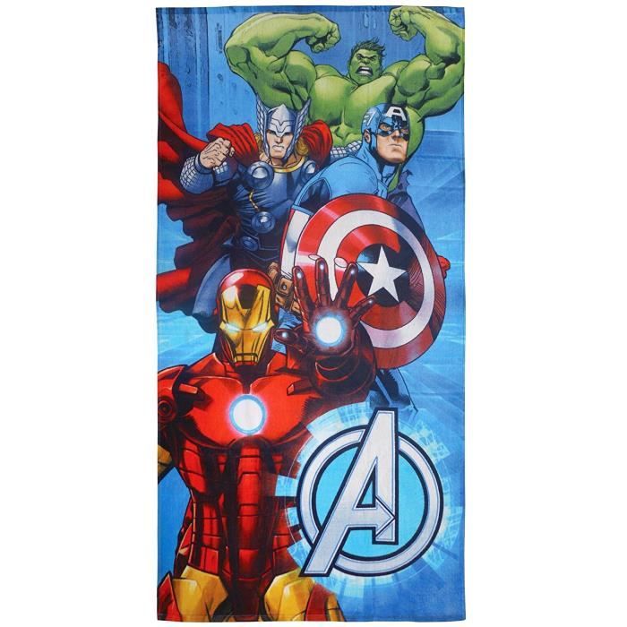 AVENGERS METAL Drap de plage Coton 70x120cm